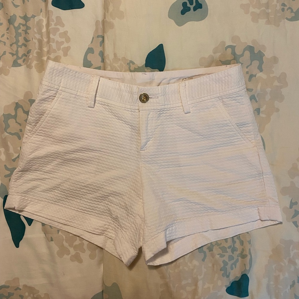 Lilly Pulitzer Callahan White Shorts, 5” inseam